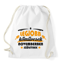 PRINTFASHION Legjobb kőművesek - Hónappal - Sportzsák, Tornazsák - Fehér tornazsák