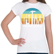 PRINTFASHION Legjobb szerelő - Női póló - Fehér női póló