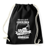 PRINTFASHION Legjobbak lesznek kőművesek - Sportzsák, Tornazsák - Fekete