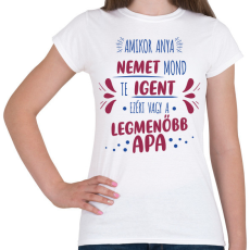 PRINTFASHION Legmenőbb apa - Női póló - Fehér