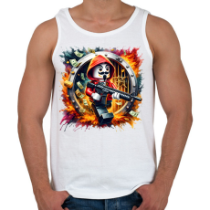 PRINTFASHION LEGO - A nagy pénzrablás - La casa de papel - Férfi atléta - Fehér