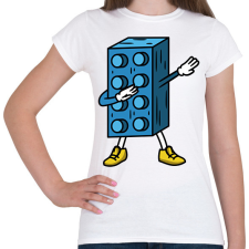 PRINTFASHION Lego dab - Női póló - Fehér női póló