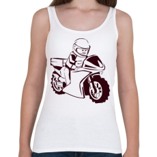 PRINTFASHION lego - Női atléta - Fehér