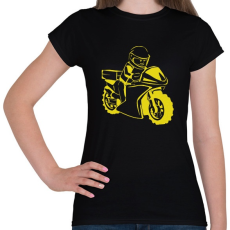 PRINTFASHION lego sárga - Női póló - Fekete