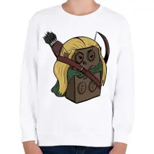 PRINTFASHION LegoLas - Gyerek pulóver - Fehér gyerek pulóver, kardigán