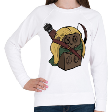 PRINTFASHION LegoLas - Női pulóver - Fehér