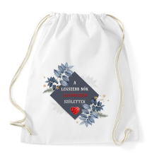 PRINTFASHION Legszebb nők december - Sportzsák, Tornazsák - Fehér tornazsák