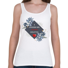 PRINTFASHION Legszebb nők július - Női atléta - Fehér