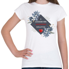 PRINTFASHION Legszebb nők november - Női póló - Fehér női póló