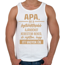 PRINTFASHION Legtökéletesebb ajándék - Férfi atléta - Fehér atléta, trikó