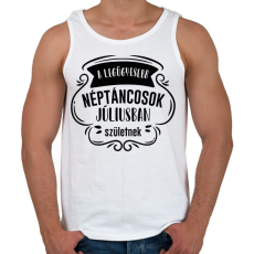 PRINTFASHION Legügyesebb néptáncosok - Hónappal - Férfi atléta - Fehér