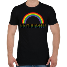 PRINTFASHION Légy önmagad - Férfi póló - Fekete férfi póló
