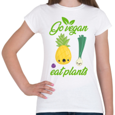 PRINTFASHION Legyél vegán - Női póló - Fehér női póló