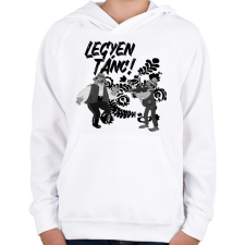 PRINTFASHION Legyen tánc! - Gyerek kapucnis pulóver - Fehér gyerek pulóver, kardigán