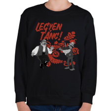 PRINTFASHION Legyen tánc! - Gyerek pulóver - Fekete gyerek pulóver, kardigán