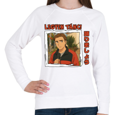 PRINTFASHION Legyen tánc mém - Női pulóver - Fehér