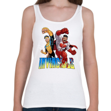 PRINTFASHION Legyőzhetetlen  - Női atléta - Fehér női trikó