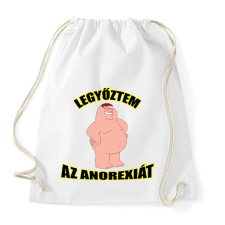 PRINTFASHION Legyőztem az anorexiát - Sportzsák, Tornazsák - Fehér tornazsák
