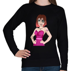 PRINTFASHION Lehetsz egyedi! - Női pulóver - Fekete