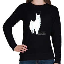 PRINTFASHION Leköplek Alpaka - Női pulóver - Fekete női pulóver, kardigán