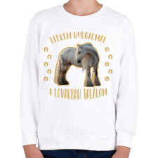 PRINTFASHION Lelkem nyugalma - Gyerek pulóver - Fehér gyerek pulóver, kardigán
