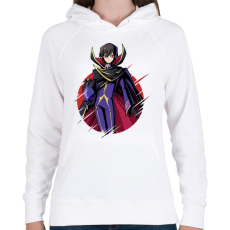 PRINTFASHION Lelouch CG - Női kapucnis pulóver - Fehér