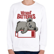 PRINTFASHION Lemerülve - koala - Gyerek pulóver - Fehér