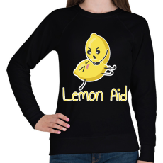 PRINTFASHION LemonAid - Női pulóver - Fekete