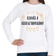 PRINTFASHION Lennél a keresztapukám? - Női pulóver - Fehér női pulóver, kardigán