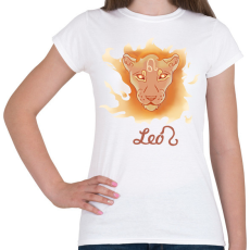 PRINTFASHION Leo zodiac - Női póló - Fehér