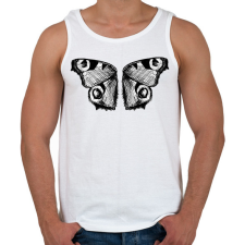 PRINTFASHION Lepkeszárny (fekete-fehér) - Férfi atléta - Fehér atléta, trikó