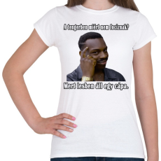 PRINTFASHION Lesben áll egy cápa! - Női póló - Fehér