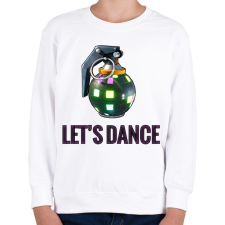 PRINTFASHION Let's dance - Gyerek pulóver - Fehér gyerek pulóver, kardigán