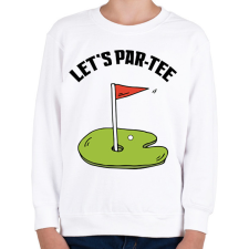 PRINTFASHION Let's par-tee - Gyerek pulóver - Fehér gyerek pulóver, kardigán