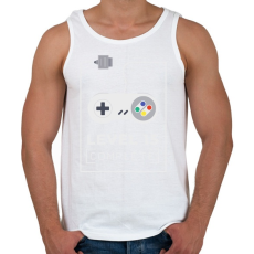 PRINTFASHION Level 15 completed - Férfi atléta - Fehér