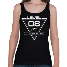 PRINTFASHION level-complete-08-white - Női atléta - Fekete