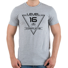 PRINTFASHION level-complete-16-black - Férfi póló - Sport szürke férfi póló