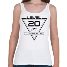 PRINTFASHION level-complete-20-black - Női atléta - Fehér