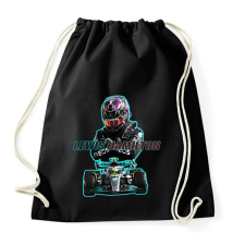 PRINTFASHION Lewis Hamilton - Sportzsák, Tornazsák - Fekete tornazsák