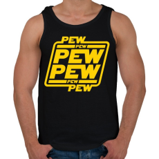 PRINTFASHION Lézerkardozás - Férfi atléta - Fekete