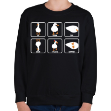 PRINTFASHION Liba nézőpontokból - Gyerek pulóver - Fekete gyerek pulóver, kardigán