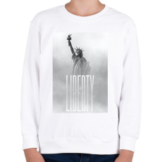 PRINTFASHION Liberty - Gyerek pulóver - Fehér
