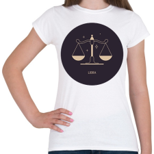 PRINTFASHION Libra - Mérleg - Női póló - Fehér női póló