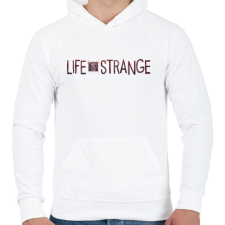 PRINTFASHION Life Is Strange - Férfi kapucnis pulóver - Fehér férfi pulóver, kardigán
