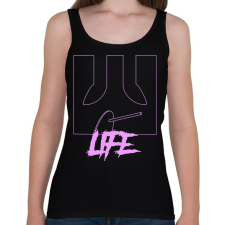 PRINTFASHION Life - Női atléta - Fekete női trikó