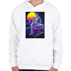PRINTFASHION Lifeline Retro - Apex Legends - Gyerek kapucnis pulóver - Fehér