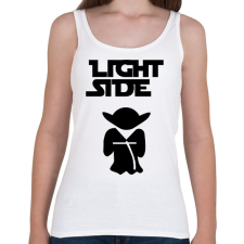 PRINTFASHION Light Side páros minta - Női atléta - Fehér női trikó