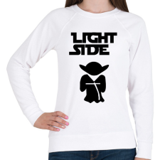 PRINTFASHION Light Side páros minta - Női pulóver - Fehér női pulóver, kardigán