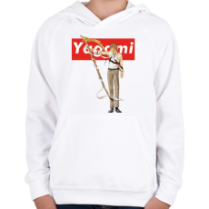 PRINTFASHION Light Yagami - Gyerek kapucnis pulóver - Fehér