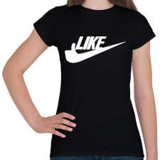 PRINTFASHION LIKE 2 - Női póló - Fekete női póló